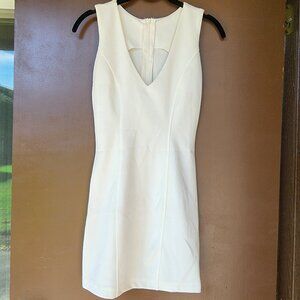 Bodycon White Cocktail Mini Dress XS
